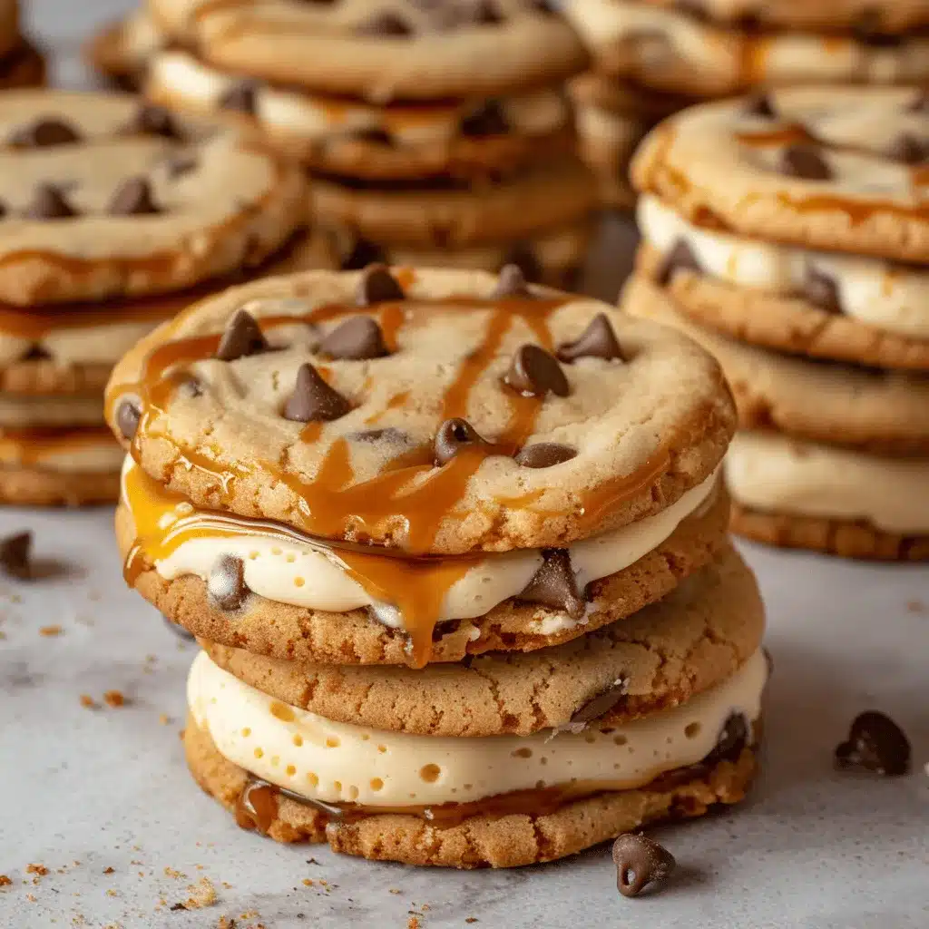 caramel cheesecake cookies preparation steps
