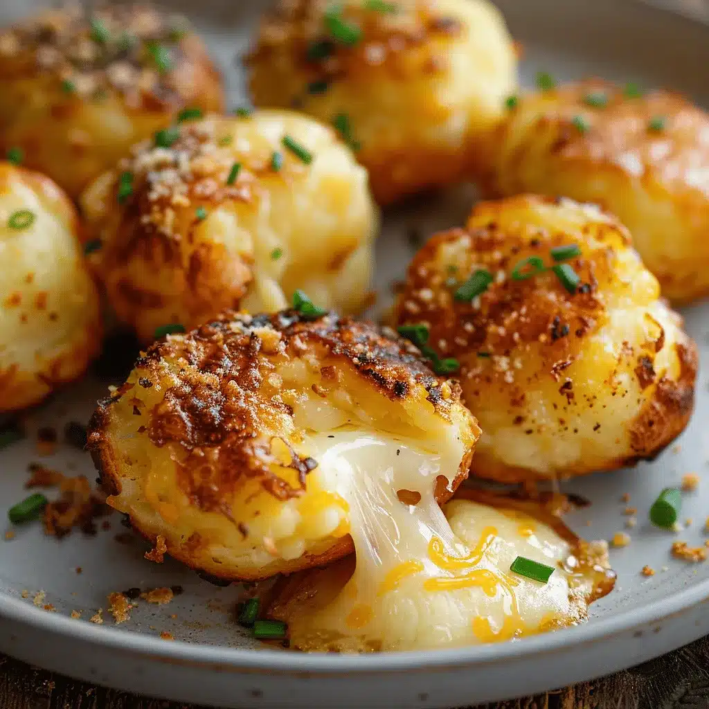 cheesy mashed potato puffs preparation steps
