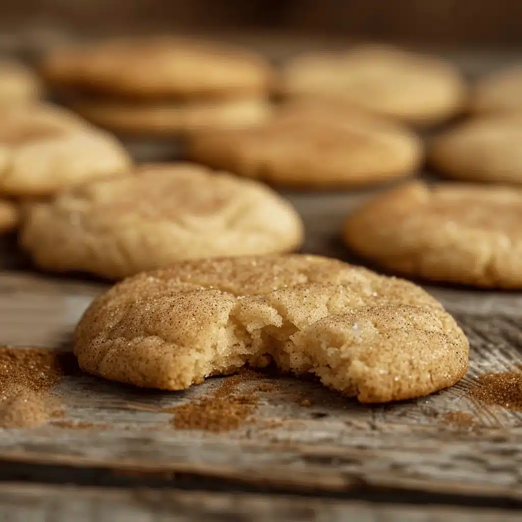 chewy snickerdoodle cookies - featured image