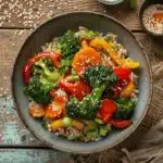 healthy vegetable stir-fry - featured image