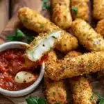 homemade mozzarella sticks - featured image