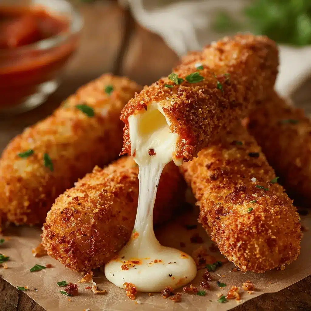 homemade mozzarella sticks preparation steps