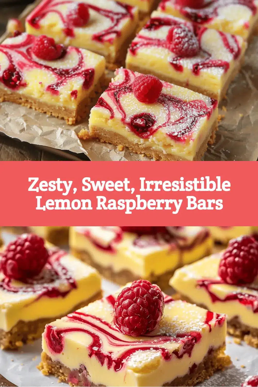 Lemon Raspberry Swirl Bars recipe