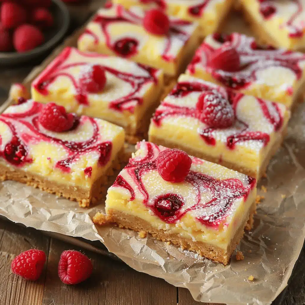 Lemon Raspberry Swirl Bars - featured image
