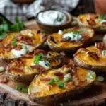 loaded potato skins - featured image