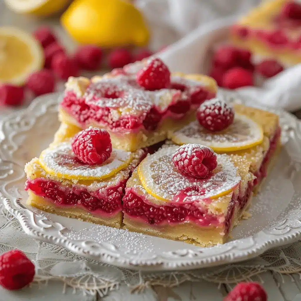 raspberry lemon bars preparation steps