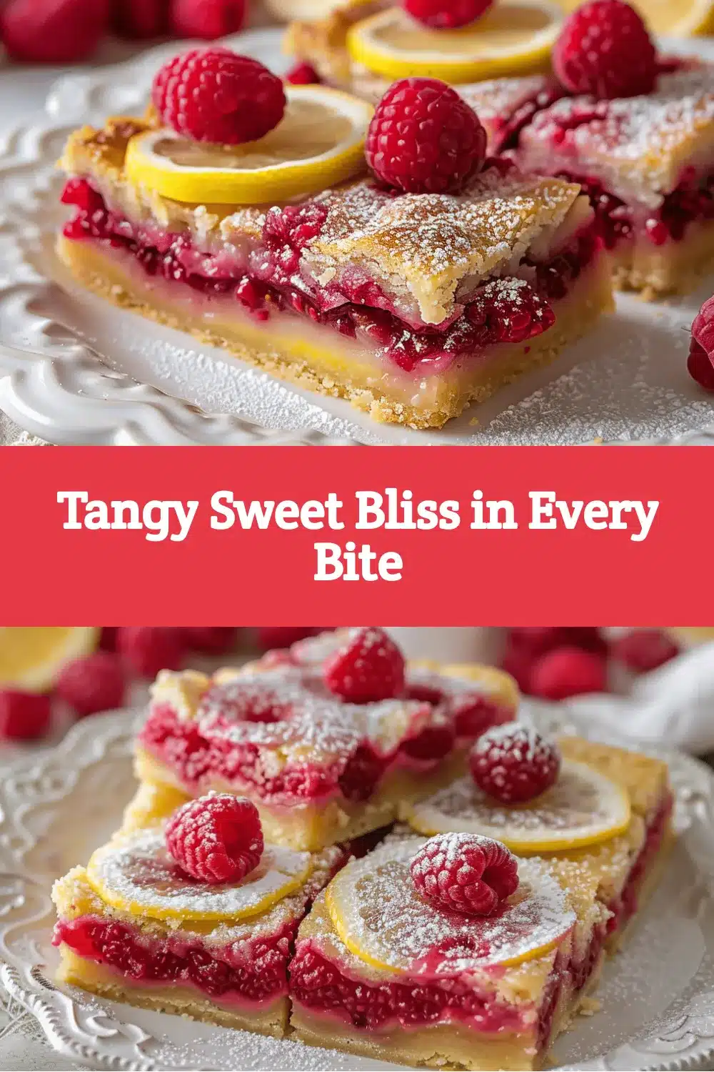 raspberry lemon bars recipe