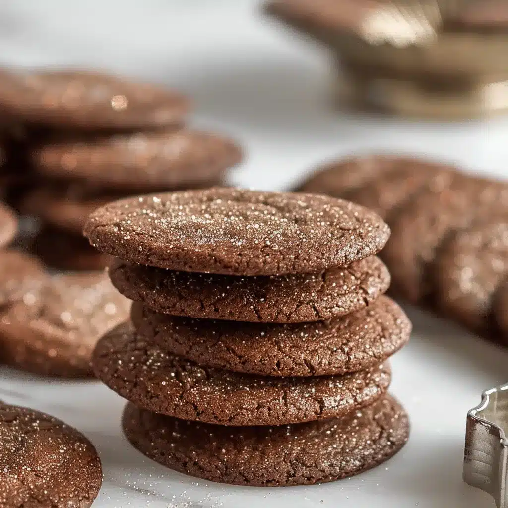 soft and chewy chocolate sugar cookies preparation steps