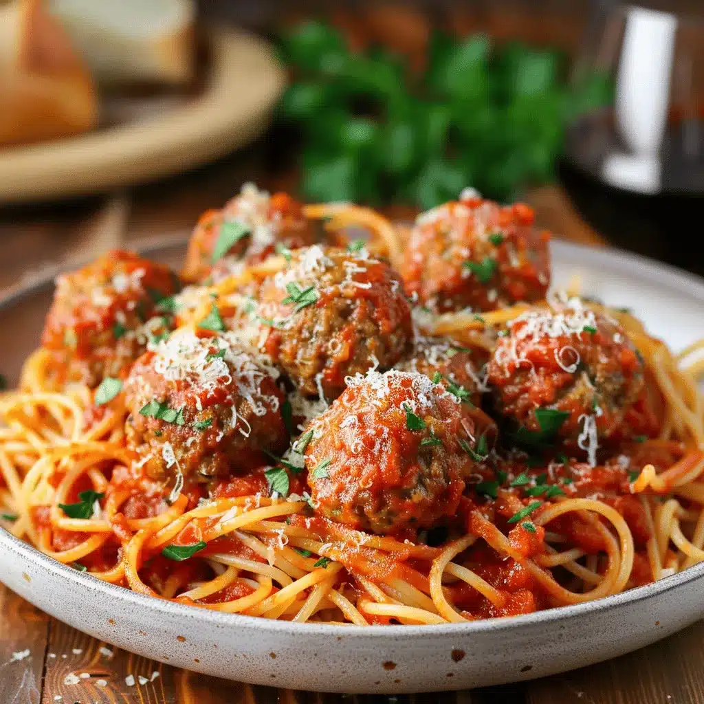 spaghetti and meatballs preparation steps