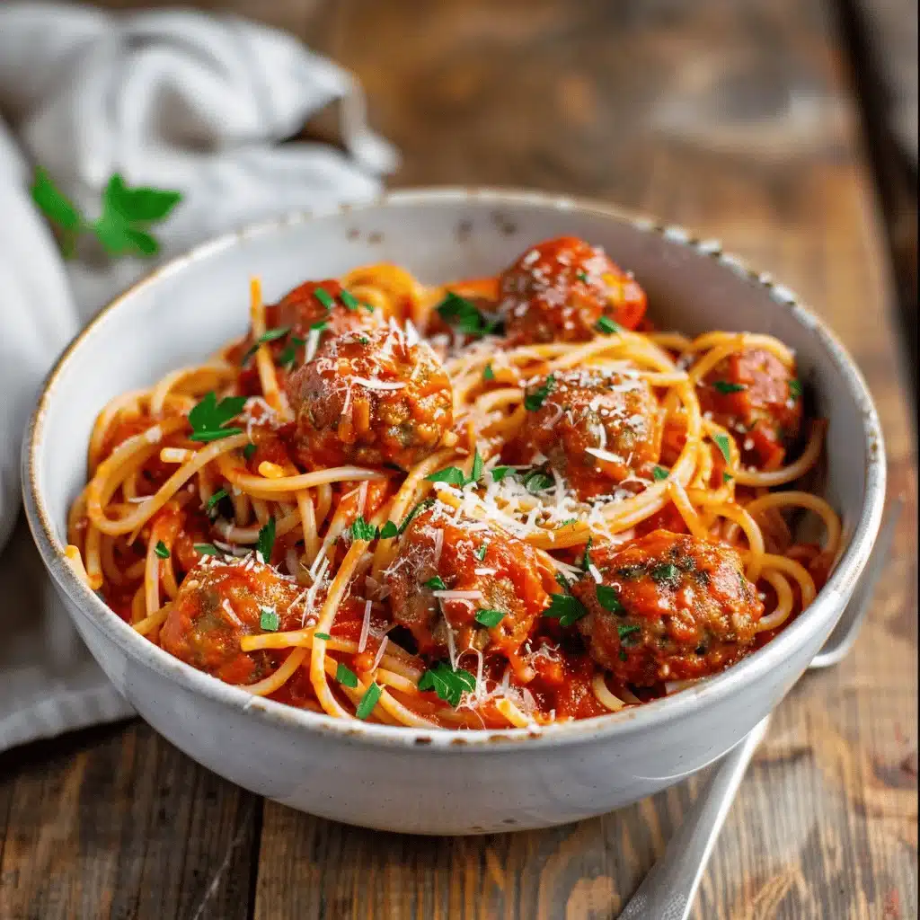 spaghetti and meatballs - featured image
