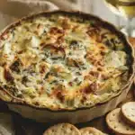 spinach artichoke dip - featured image