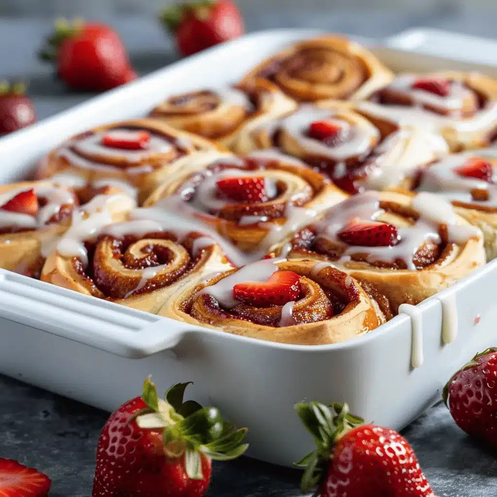 strawberry cinnamon rolls preparation steps
