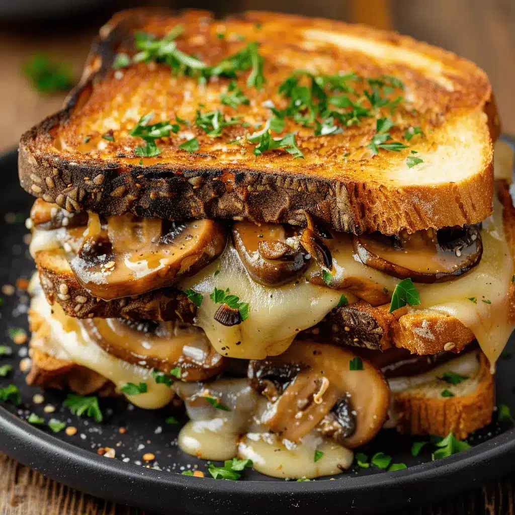 Swiss Mushroom Melt preparation steps