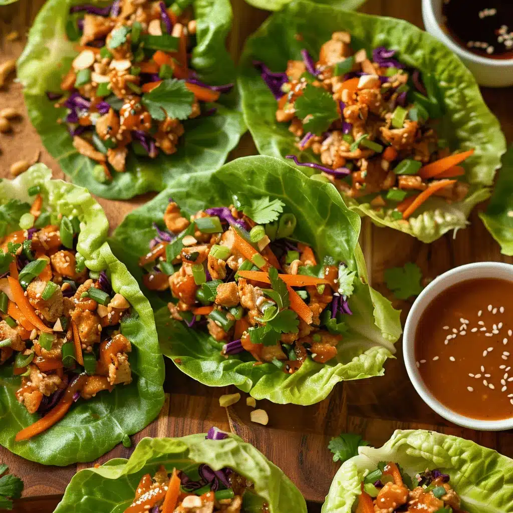 Turkey Lettuce Wraps preparation steps