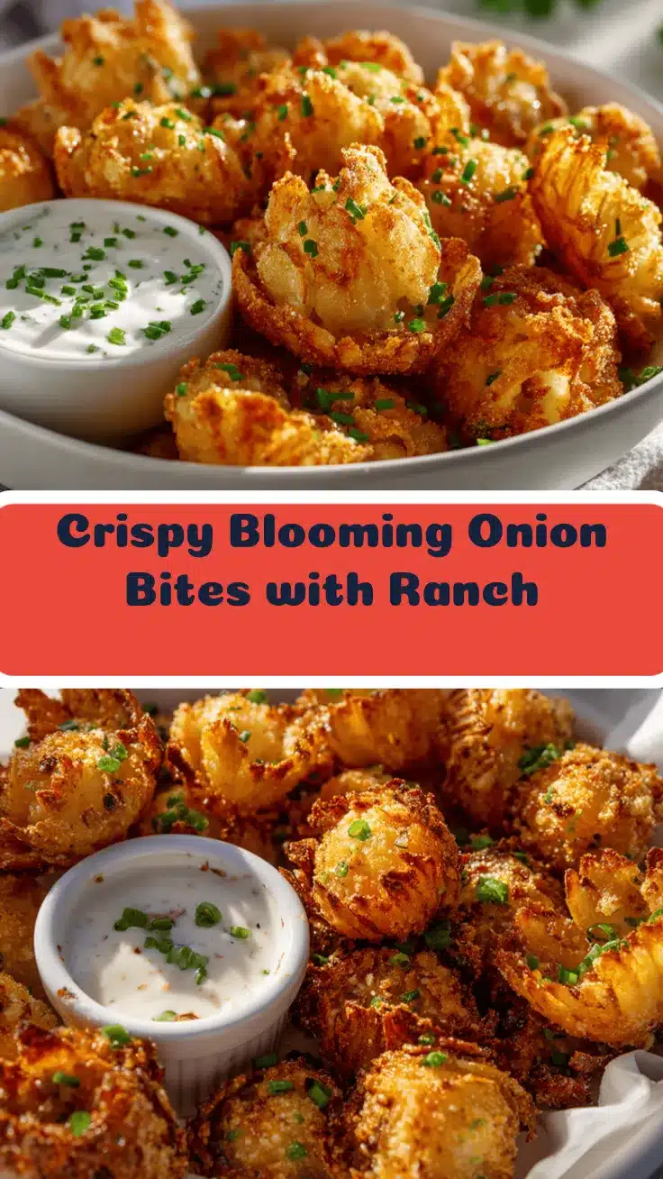air fryer blooming onion bites recipe