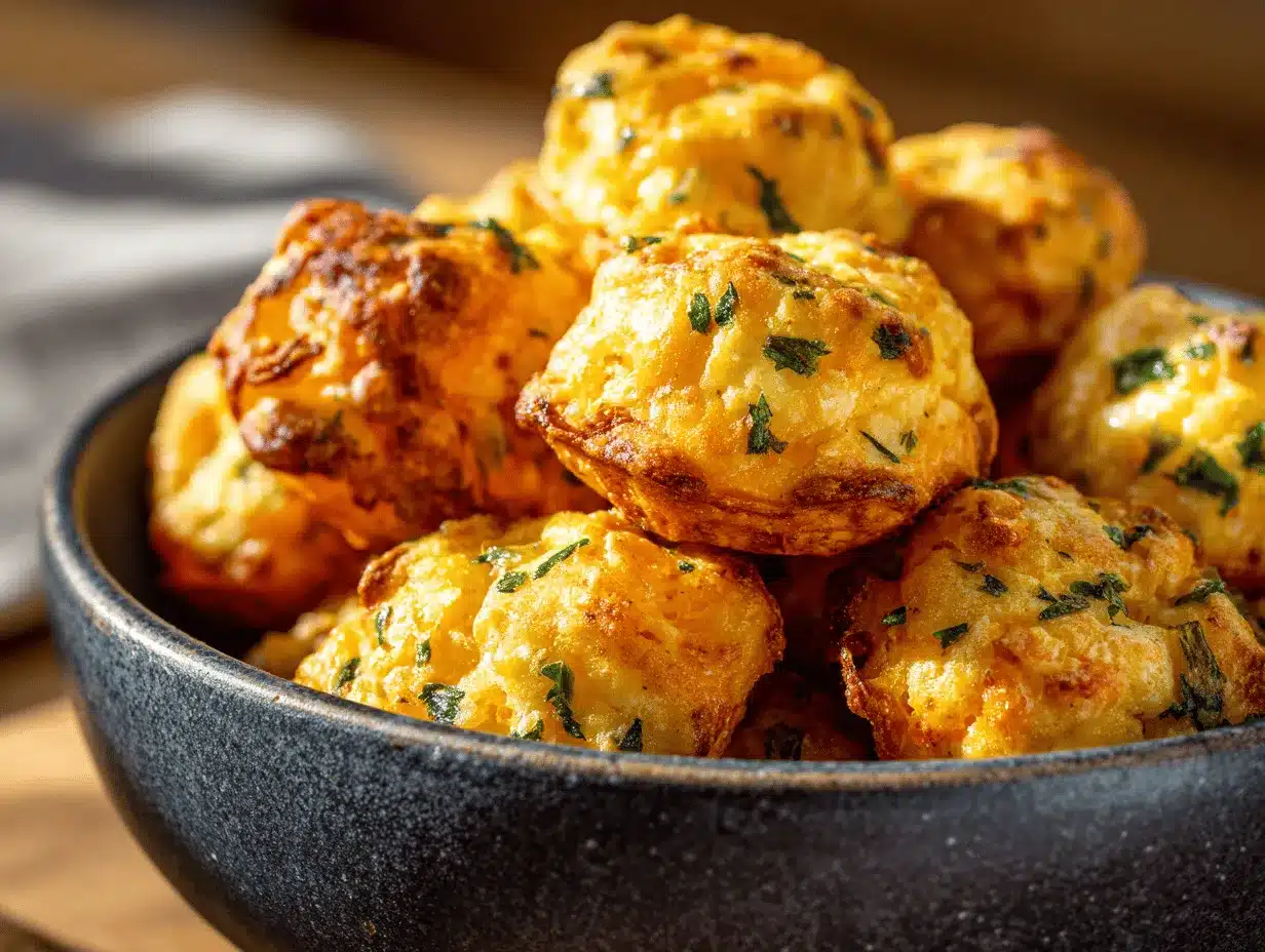 air fryer jalapeño cheddar keto cheese puffs preparation steps