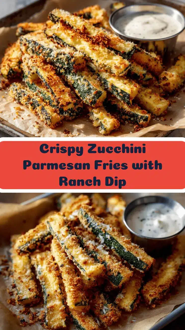 air fryer parmesan zucchini fries recipe