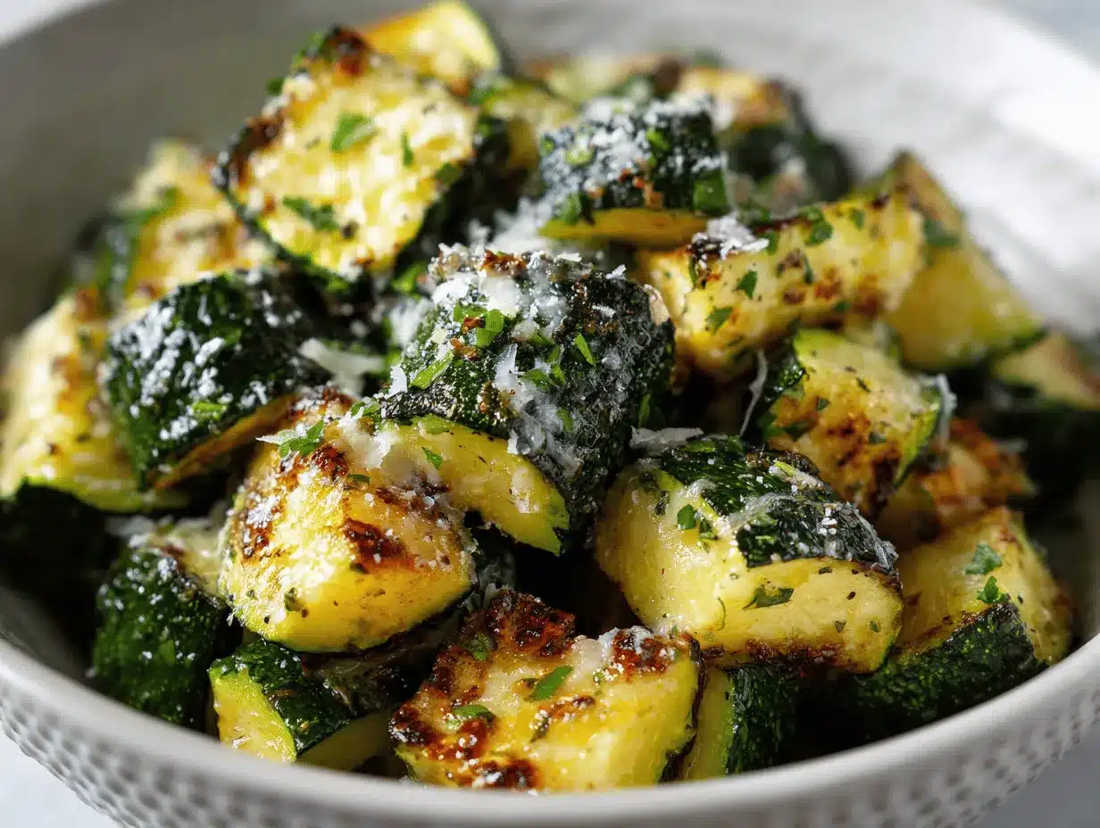air fryer zucchini parmesan preparation steps