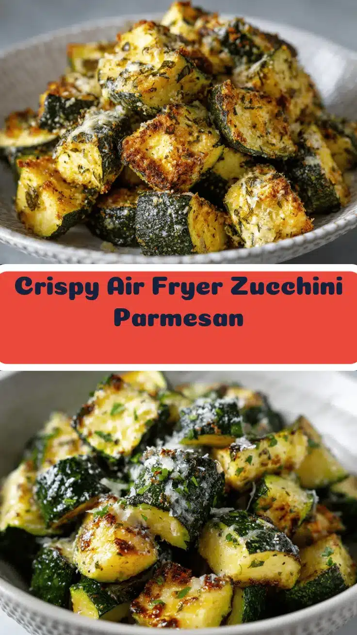 air fryer zucchini parmesan recipe