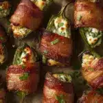 bacon wrapped jalapeño poppers - featured image