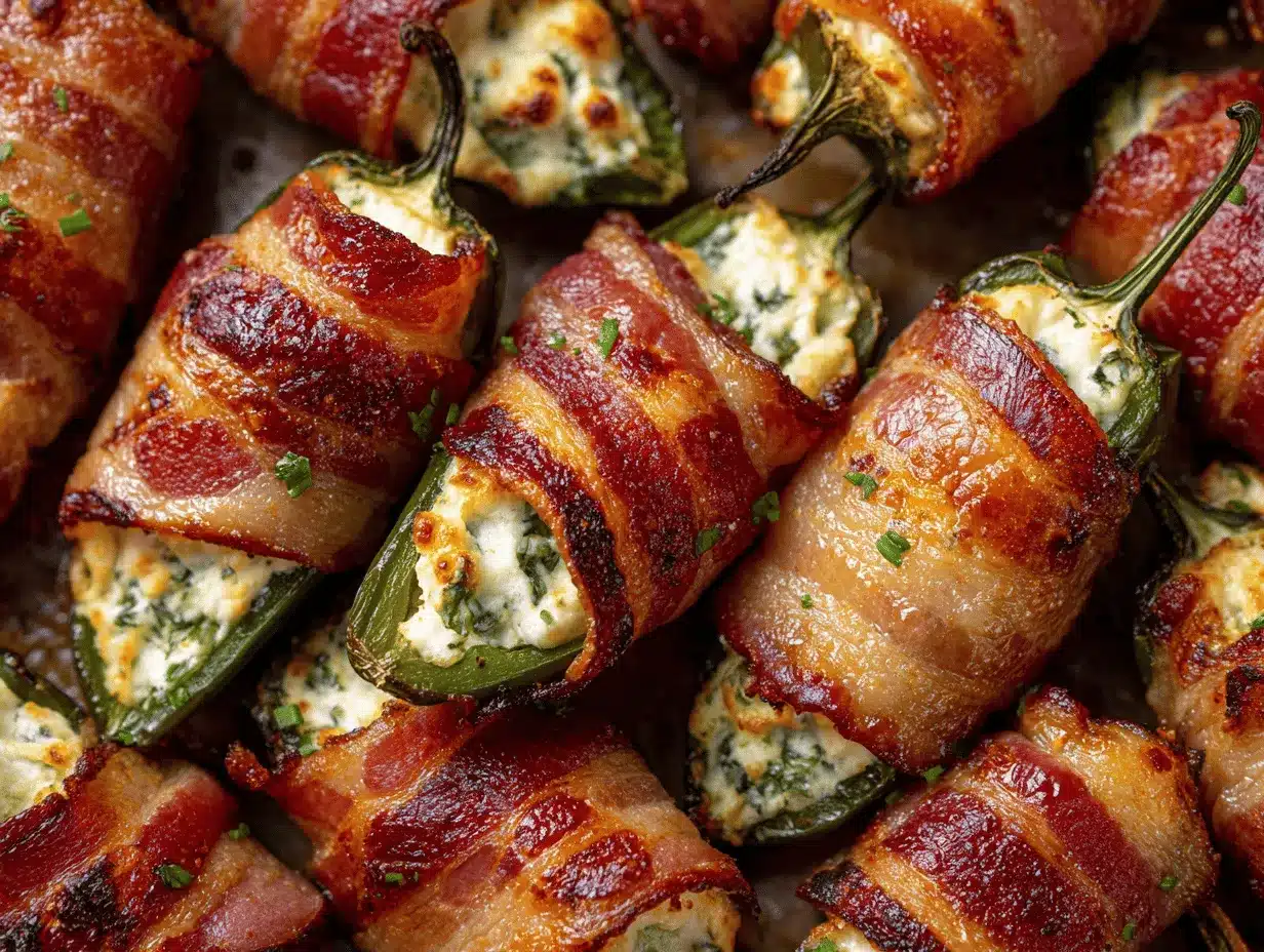 bacon wrapped jalapeño poppers preparation steps