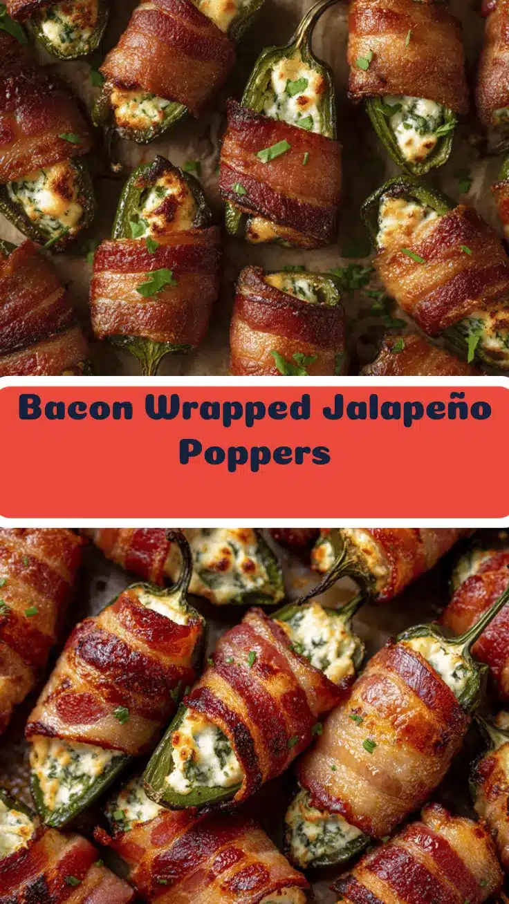 bacon wrapped jalapeño poppers recipe