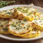 baked yellow squash with cheese - featured image