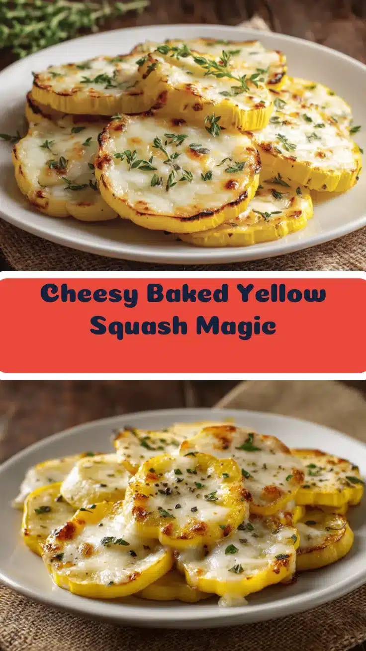 baked yellow squash with cheese recipe