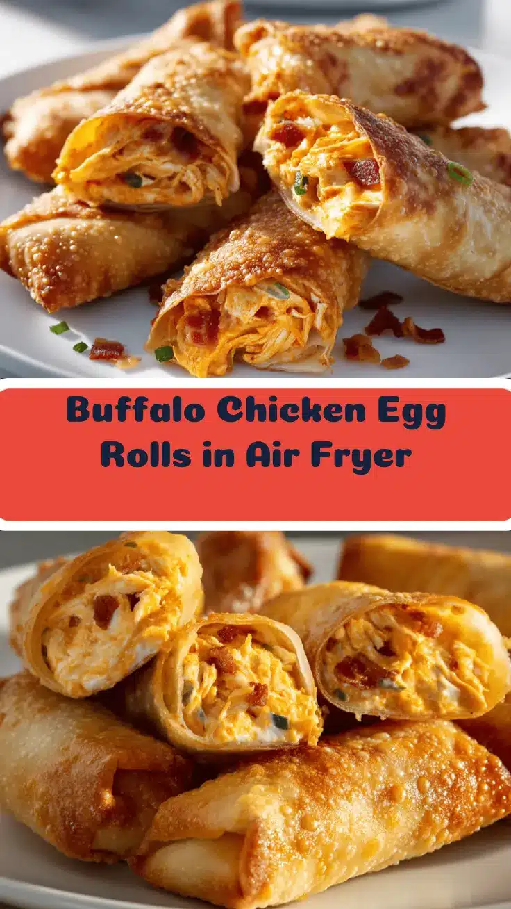 Buffalo chicken jalapeno popper egg rolls recipe