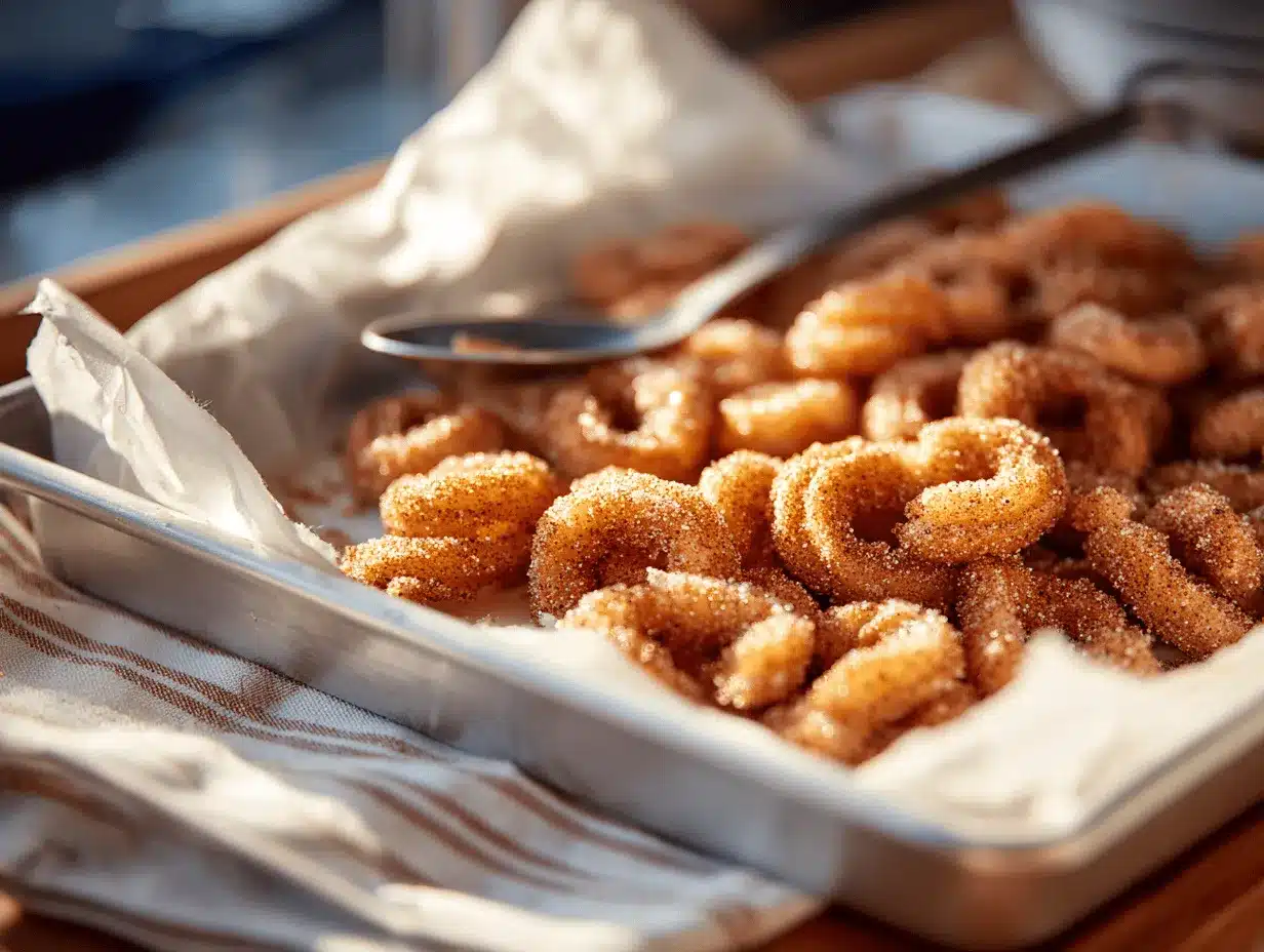 churro snacks preparation steps