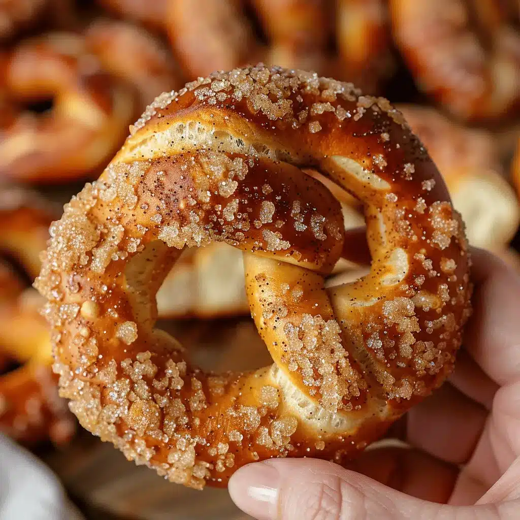 cinnamon sugar pretzels preparation steps