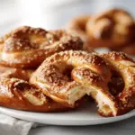 cinnamon sugar soft pretzels - featured image