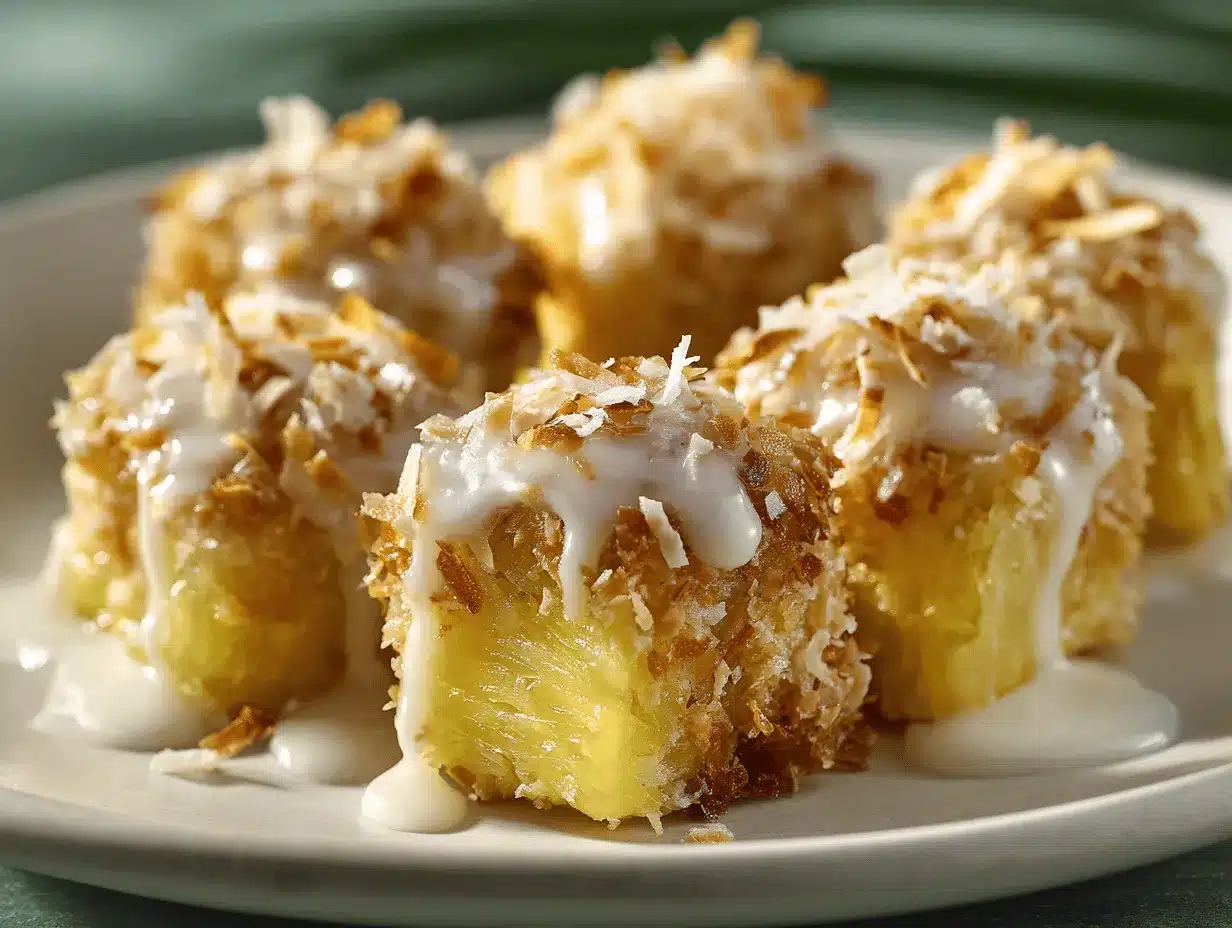 coconut pineapple bites preparation steps
