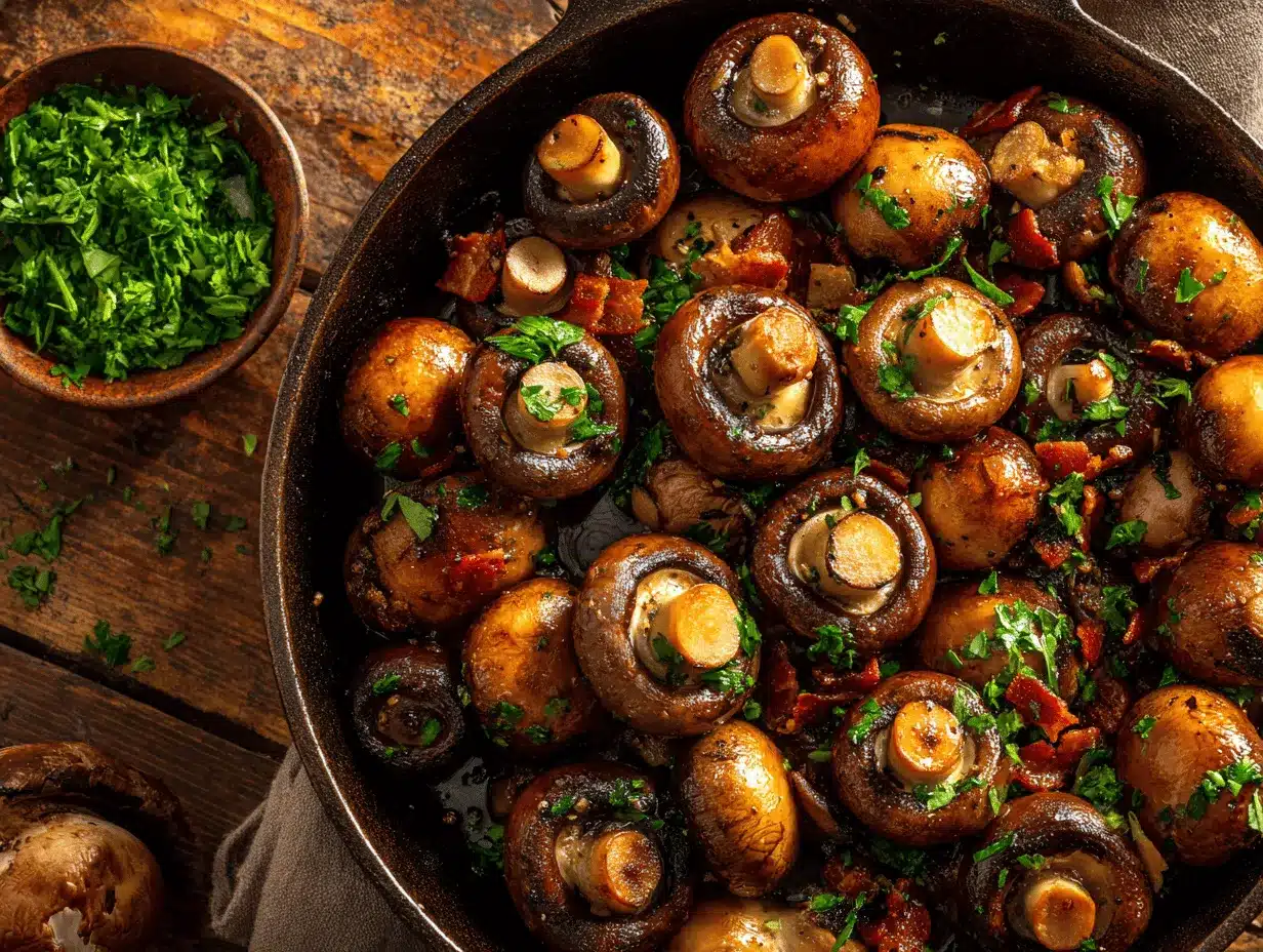 cowboy mushroom skillet preparation steps