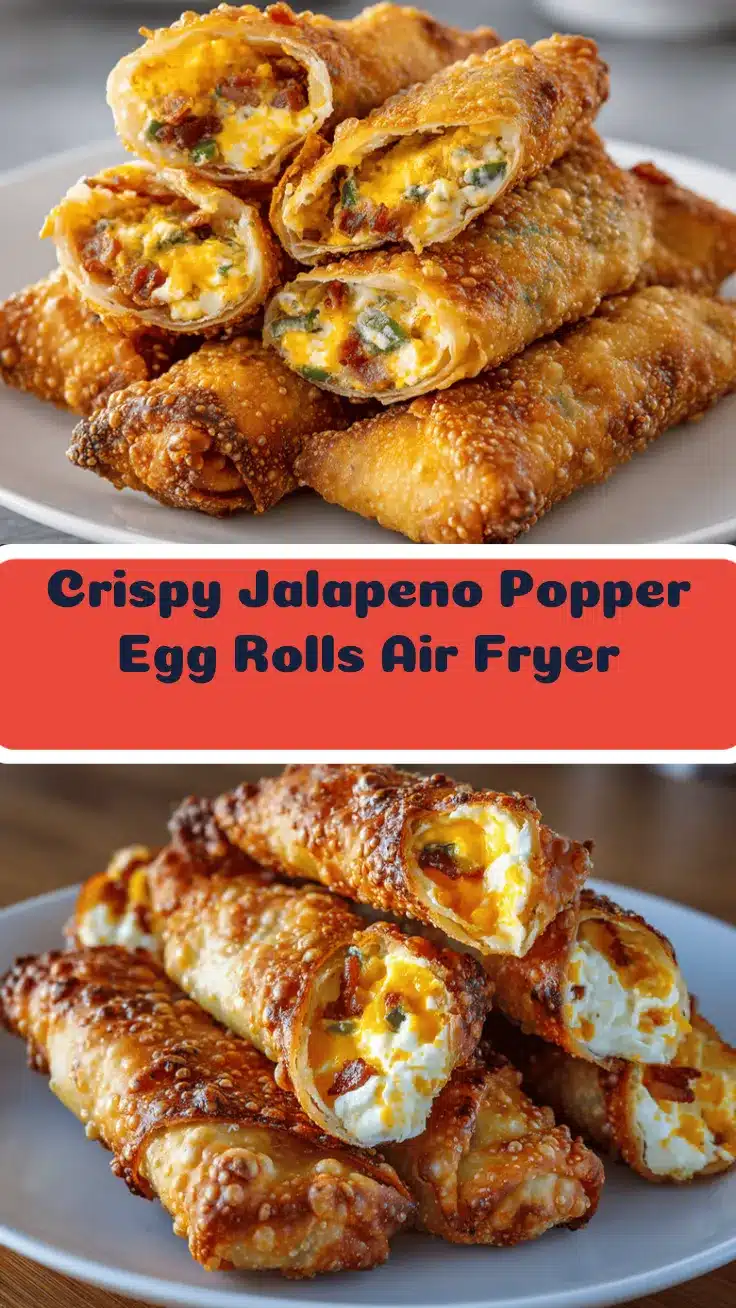 crispy jalapeno popper egg rolls recipe