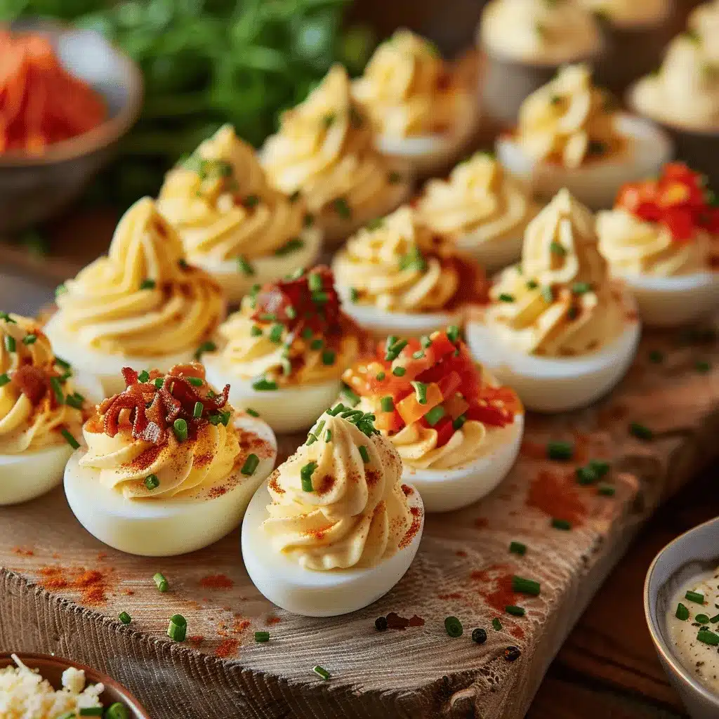 deviled egg bar preparation steps