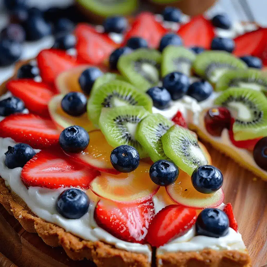 easy fruit pizza recipe preparation steps