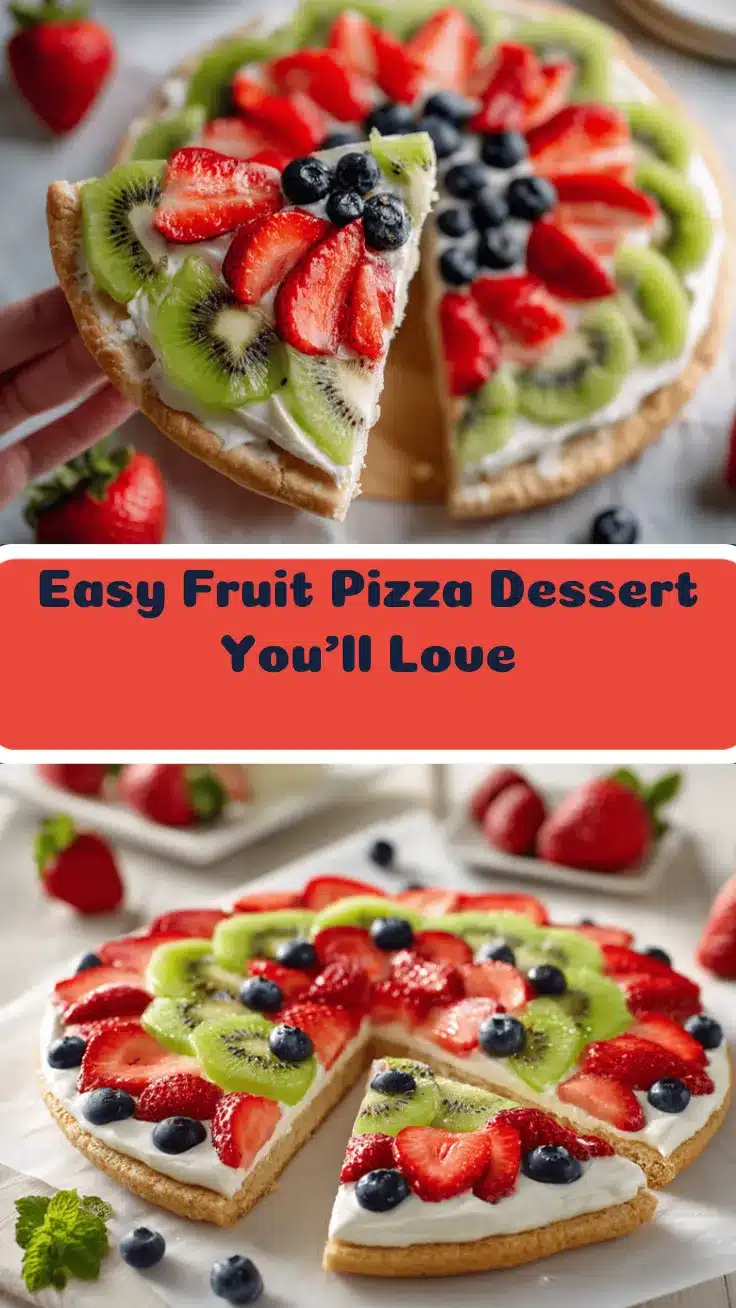 easy fruit pizza recipe recipe