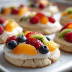 fruit pizza cookies - featured image