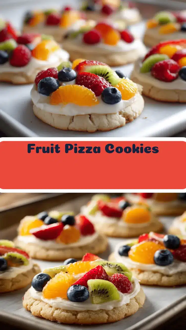 fruit pizza cookies recipe