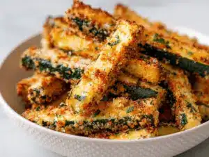 garlic parmesan zucchini fries - featured image