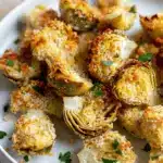 Golden Crunchy Artichoke Hearts - featured image