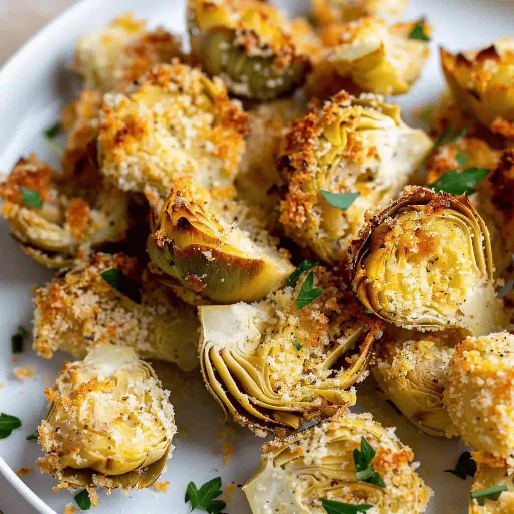 Golden Crunchy Artichoke Hearts - featured image