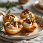 honey-baked pears - featured image