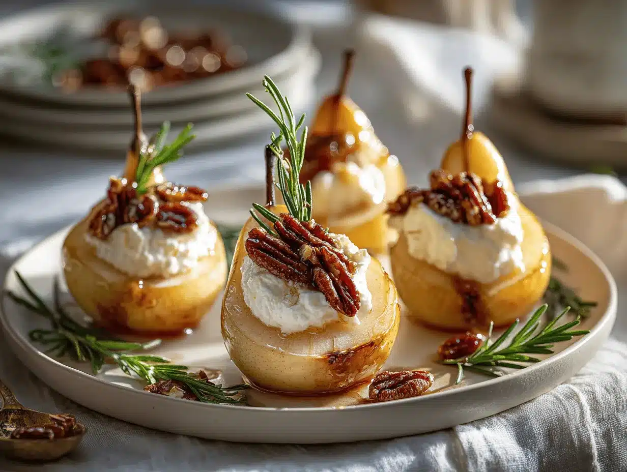 honey-baked pears preparation steps