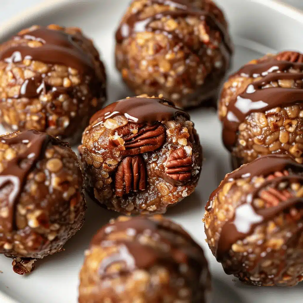 No Bake Pecan Pie Balls preparation steps
