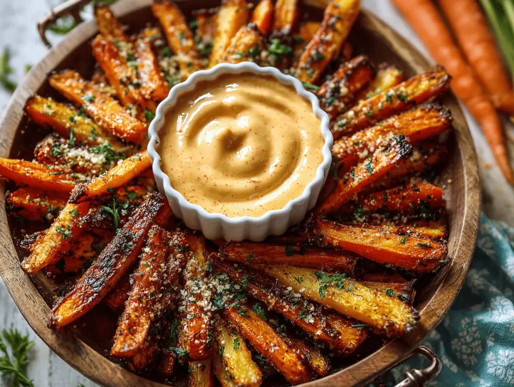 Parmesan Herb Carrot Fries - featured image