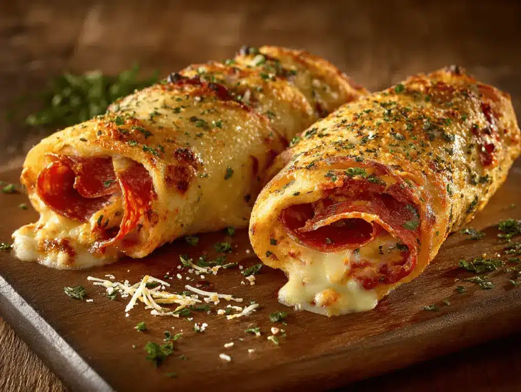 pepperoni pizza roll-ups - featured image