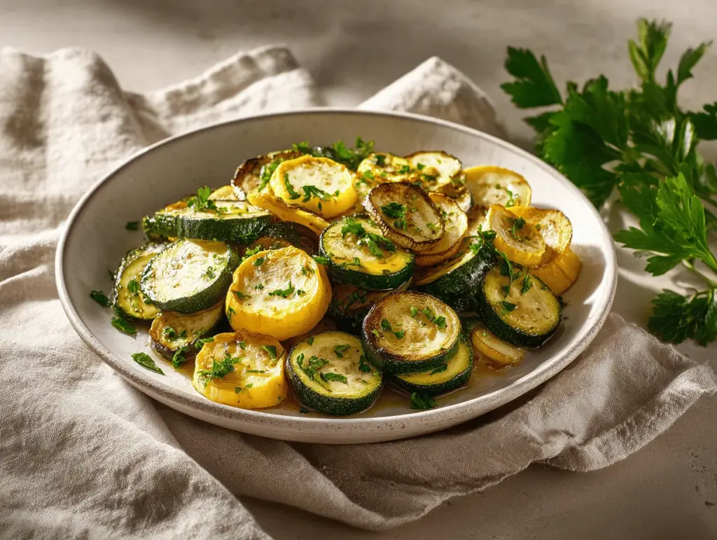 roasted zucchini squash - featured image
