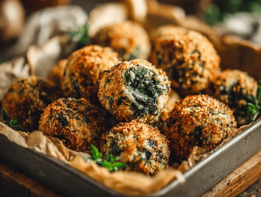 spinach ricotta bites - featured image
